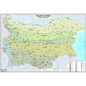 КАРТА НА БЪЛГАРИЯ – ПОЛЕЗНИ ИЗКОПАЕМИ