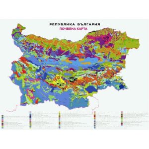 КАРТА НА ПОЧВИТЕ В БЪЛГАРИЯ