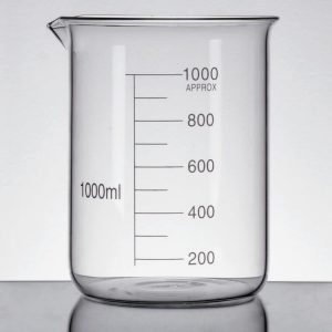 ЧАША БЕХЕР СТЪКЛО 1000 МЛ