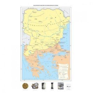 КАРТА БЪЛГАРСКОТО ХАНСТВО НА ДОЛНИ ДУНАВ (VІІ-ІХ В.)