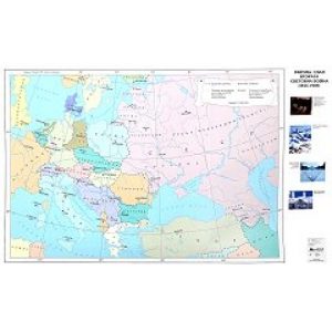 КАРТА ЕВРОПА СЛЕД ВТОРАТА СВЕТОВНА ВОЙНА 1945-1989 Г.