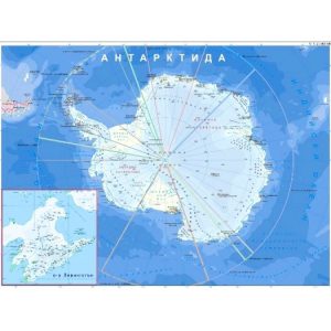 КАРТА НА АНТАРКТИДА
