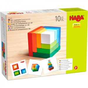 ДЪРВЕН 3D КУБ ДЪГА – 10 ЧАСТИ – ХАБА
