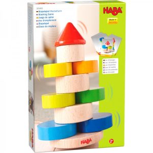 ДЪРВЕНА ИГРАЧКА БАЛАНС – 10 ЧАСТИ – ХАБА