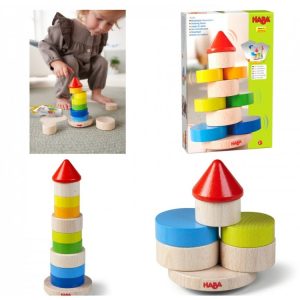 ДЪРВЕНА ИГРАЧКА БАЛАНС – 10 ЧАСТИ – ХАБА