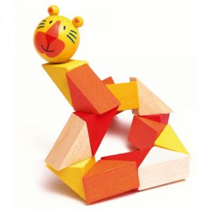 ДЪРВЕНА ИГРАЧКА ТИГЪРЧЕ