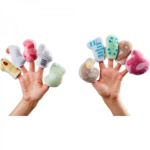 ДВУСТРАННИ МЕКИ КУКЛИ ЗА ПРЪСТИ ЦИФРИ ОТ 1 ДО 10 – HED