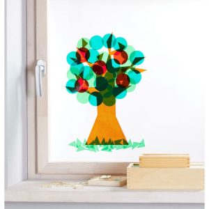 ФРЬОБЕЛ - СТИКЕРИ ЗА СТЪКЛО СЕЗОННО ДЪРВО HED