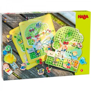 ИГРА ЗА НАНИЗВАНЕ С ШАБЛОНИ - ОВОЩНА ГРАДИНА - ХАБА