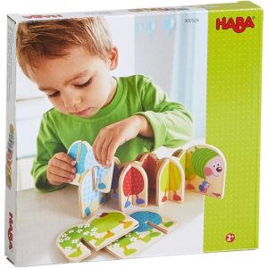 ЛОГИЧЕСКА ИГРА ЗА СЪОТВЕТСТВИЯТА – ЦВЕТНА ГЪСЕНИЧКА – ХАБА