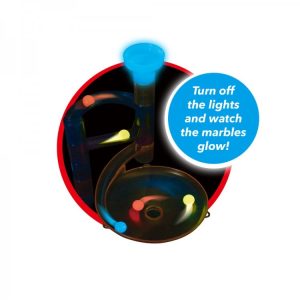 ПИСТА СЪС СВЕТЕЩИ В ТЪМНОТО ТОПЧЕТА – GLOW MARBLE RUN
